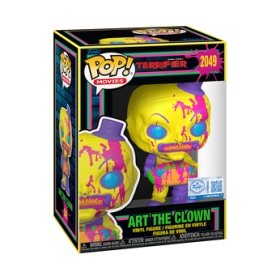Funko Pop Art the Clown with Head (Blacklight) – Figurine Terrifier Cinéma Horreur Collector Vinyle Officielle