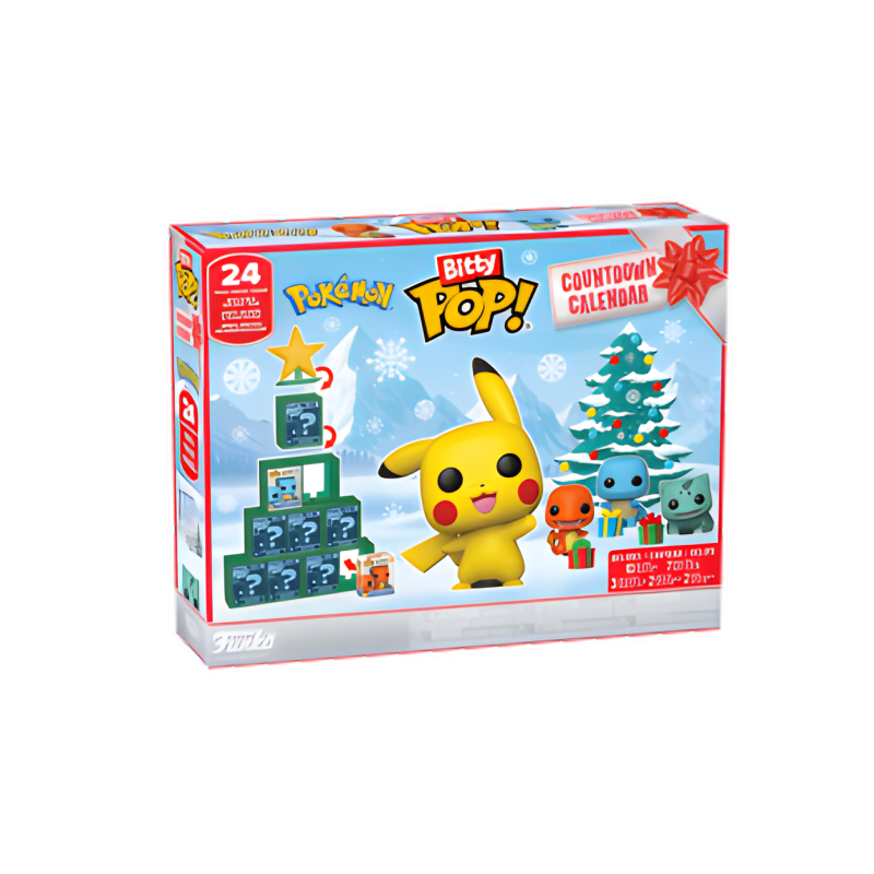 Funko Pop Bitty Pokémon Advent Countdown Calendar – Figurine Pokémon Manga Animation Collector Vinyle Officielle