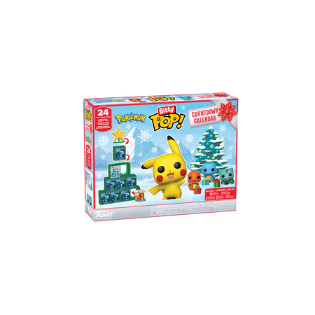 Funko Pop Bitty Pokémon Advent Countdown Calendar – Figurine Pokémon Manga Animation Collector Vinyle Officielle