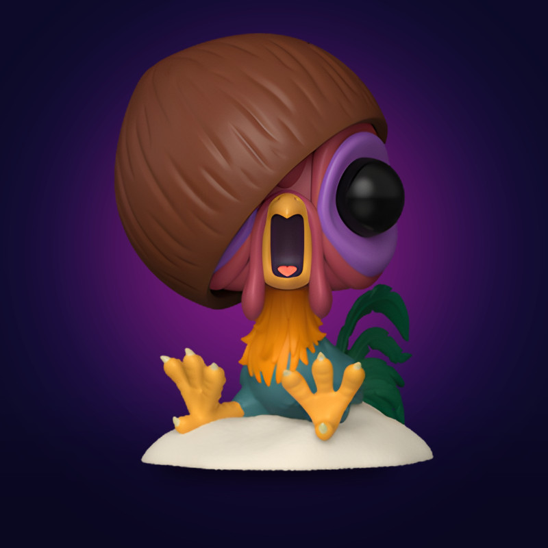 Funko Pop Hei Hei with Coconut - Figurine Disney Collector Vinyle Officielle