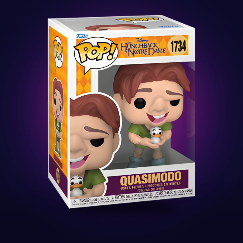 Funko Pop Quasimodo with Bird – Figurine Disney officielle