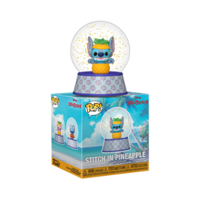 Funko Pop Stitch in Pineapple Mini Glitter Globe - Officielle Disney