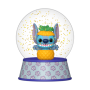 Funko Pop Stitch in Pineapple Mini Glitter Globe - Officielle Disney