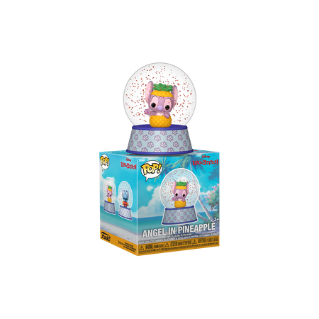 Funko Pop Angel in Pineapple Mini Glitter Globe - Officielle Disney