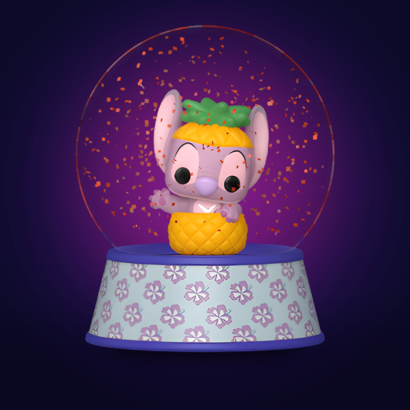 Funko Pop Angel in Pineapple Mini Glitter Globe - Figurine Disney Collector Vinyle Officielle