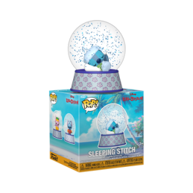 Funko Pop Sleeping Stitch Mini Glitter Globe - Officielle Disney