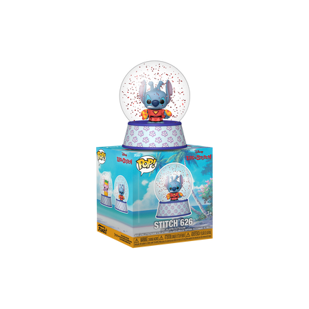 Funko Pop Stitch 626 Mini Glitter Globe - Officielle Disney