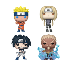 Funko Pop Naruto: Shippuden Bundle - Officielle Manga