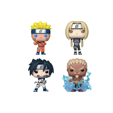 Funko Pop Naruto: Shippuden Bundle - Officielle Manga