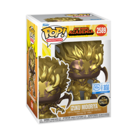 Funko Pop Pop! Izuku Midoriya (Gold) with Pop! Protector - Officielle My Hero Academia