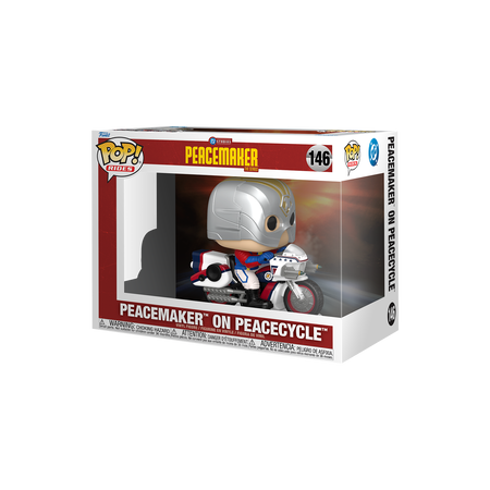 Funko Pop Pop! Rides Peacemaker on Peacecycle - Officielle DC Comics