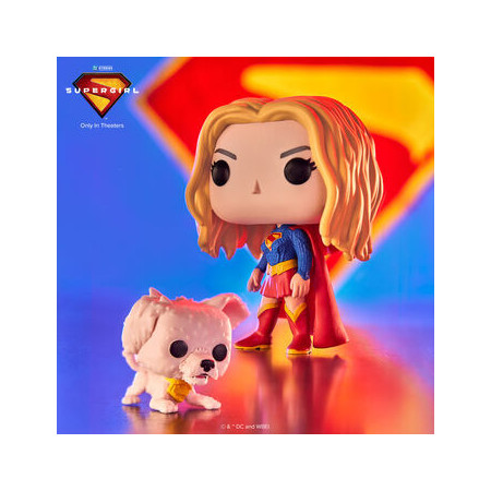 Funko Pop Pop! & Buddy Supergirl with Puppy Krypto - Officielle DC Comics