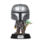 Funko Pop Pop! The Mandalorian with Grogu (On Back) - Officielle Star Wars