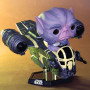 Funko Pop Pop! Rides Deluxe Zeb Orrelios in the Razor Crest - Officielle Star Wars