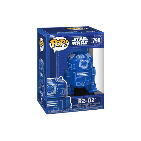 Funko Pop Pop! R2-D2 (Blueprint Deco) - Officielle Star Wars