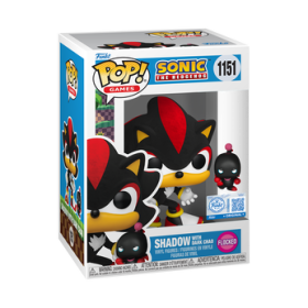 Funko Pop Pop! & Buddy Shadow with Dark Chao (Flocked) - Officielle Sonic