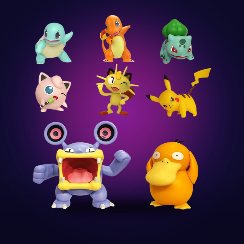 Pack 8 figurines Pokémon
