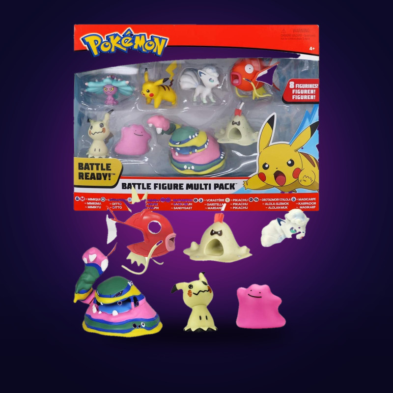 8 figurines Pokémon