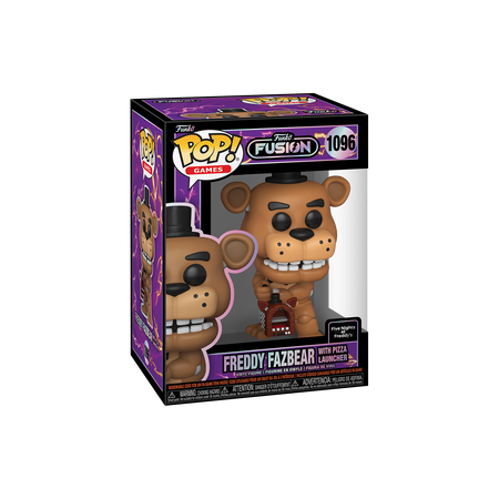 Funko Pop Pop! Freddy Fazbear with Pizza Launcher (Funko Fusion) - Officielle Five Nights at Freddy's