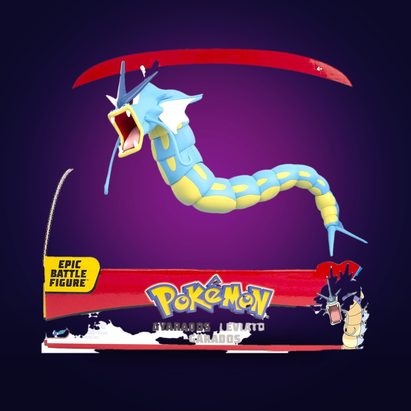 Figurine Pokémon Léviator Légendaire 30 cm - Gyarados Articulé Bandai