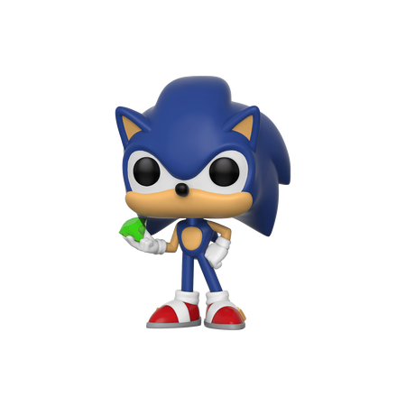 Funko Pop Pop! Sonic with Emerald - Officielle Sonic
