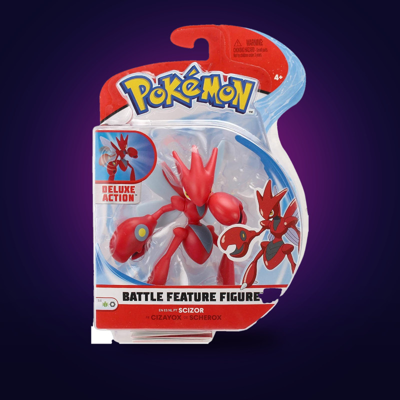 Figurine Pokémon Cizayox 12 cm - Battle Feature Scizor