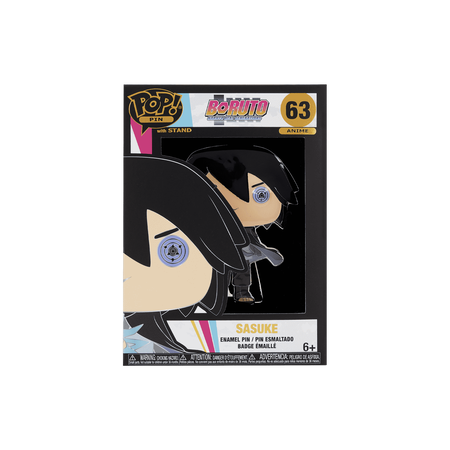 Funko Pop Pop! Pin Sasuke - Officielle Naruto