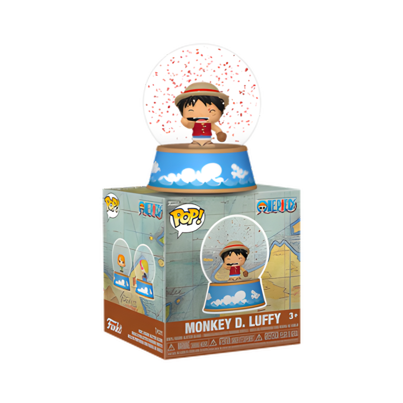 Funko Pop Monkey D. Luffy Mini Glitter Globe – One Piece