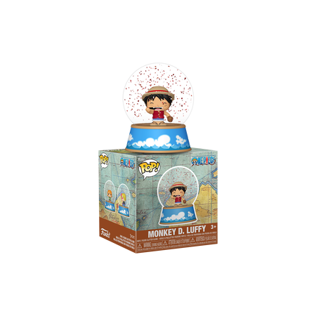 Funko Pop Monkey D. Luffy Mini Glitter Globe - Officielle One Piece