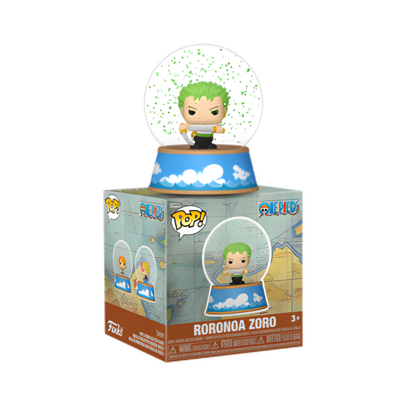 Funko Pop Roronoa Zoro Mini Glitter Globe – One Piece
