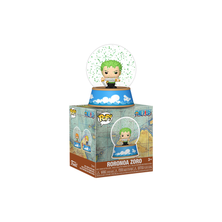 Funko Pop Roronoa Zoro Mini Glitter Globe - Officielle One Piece