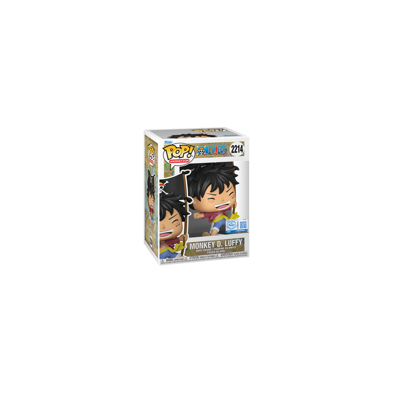 Funko Pop Monkey D. Luffy with Flag – One Piece