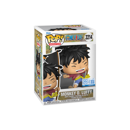 Funko Pop Pop! Monkey D. Luffy with Flag - Officielle One Piece