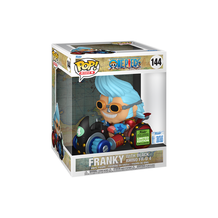 Funko Pop Pop! Rides Deluxe Franky with Black Rhino FR-U 4 - Officielle One Piece
