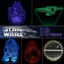 Lampe 3D Star Wars 16 Couleurs Changeantes