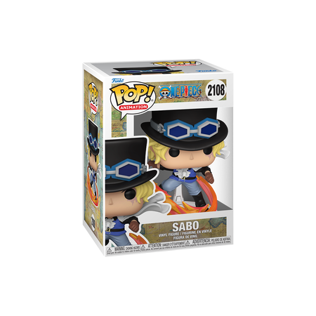 Funko Pop Pop! Sabo Attacking with Pipe - Officielle One Piece