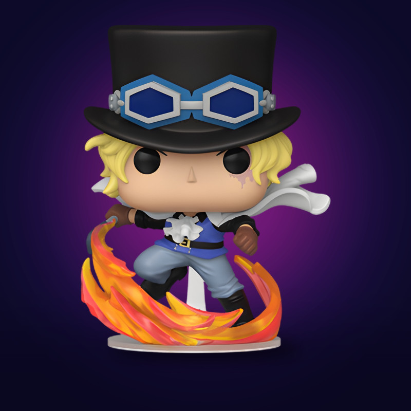 Funko Pop Sabo Attacking with Pipe - Figurine One Piece Collector Vinyle Officielle