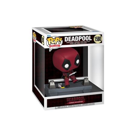Funko Pop Pop! Deluxe Deadpool on Bridge - Officielle Marvel