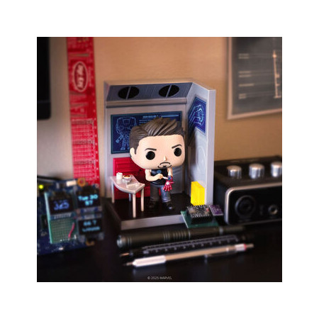 Funko Pop Pop! Nooks Tony Stark in his Workshop - Officielle Marvel