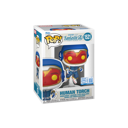 Funko Pop Pop! Human Torch (Space Suit) (Fantastic Four: First Steps) - Officielle Marvel