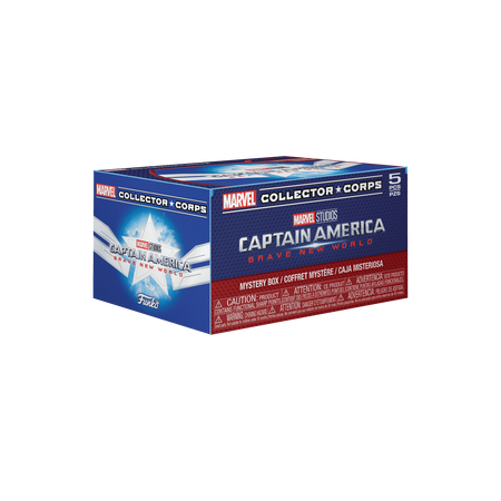Funko Pop Captain America Brave New World Collector Corps Box - Officielle Marvel
