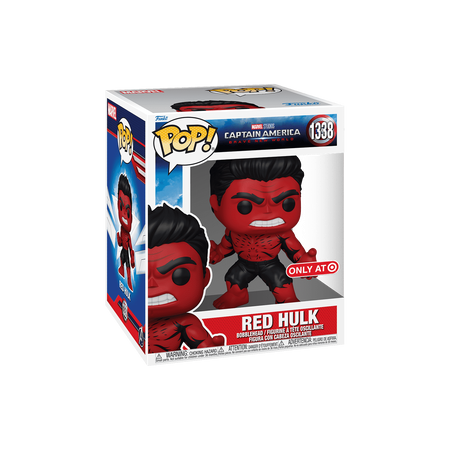 Funko Pop Pop! Super Red Hulk (Comic Deco) - Officielle Marvel