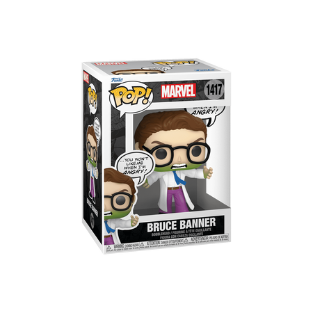 Funko Pop Pop! Bruce Banner (Don't Make Me Angry) - Officielle Marvel