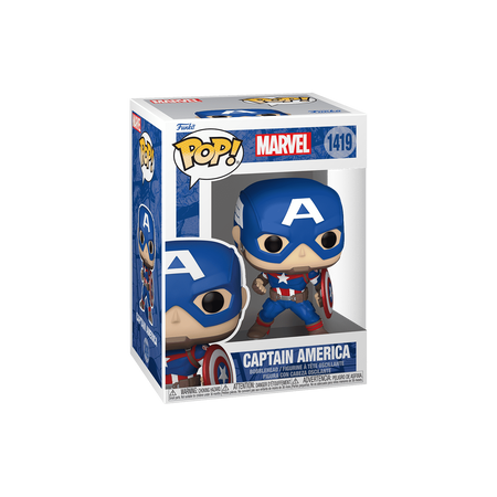 Funko Pop Pop! Captain America (Marvel New Classics) - Officielle Marvel
