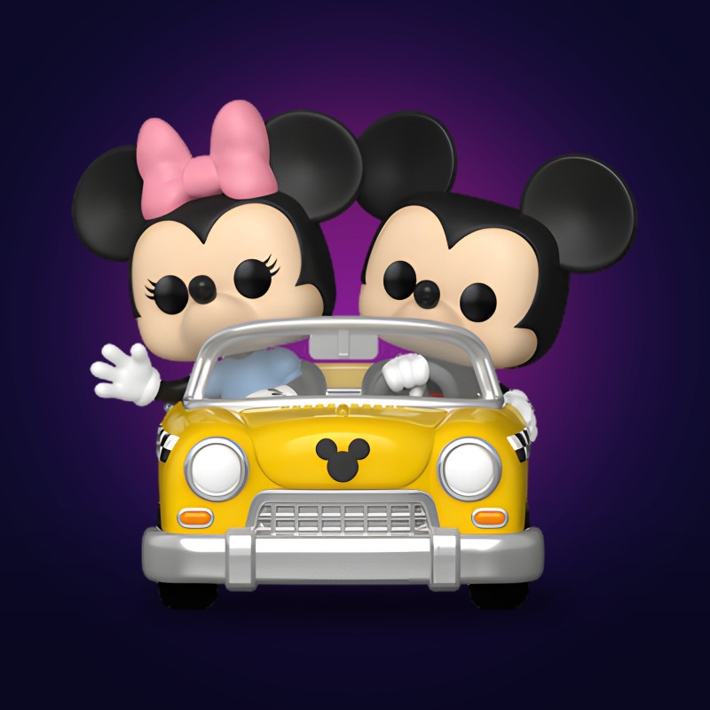 Funko Pop Rides Super Deluxe Mickey Mouse & Minnie Mouse - Figurine Disney Collector Vinyle Officielle