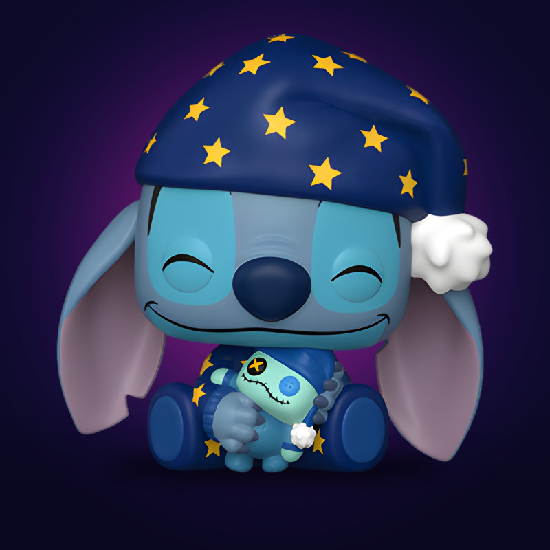Funko Pop Stitch in PJ's (Glow) - Figurine Disney Collector Vinyle Officielle