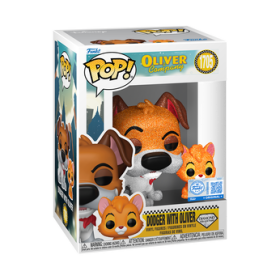 Funko Pop Pop! & Buddy Dodger with Oliver (Diamond) - Officielle Disney