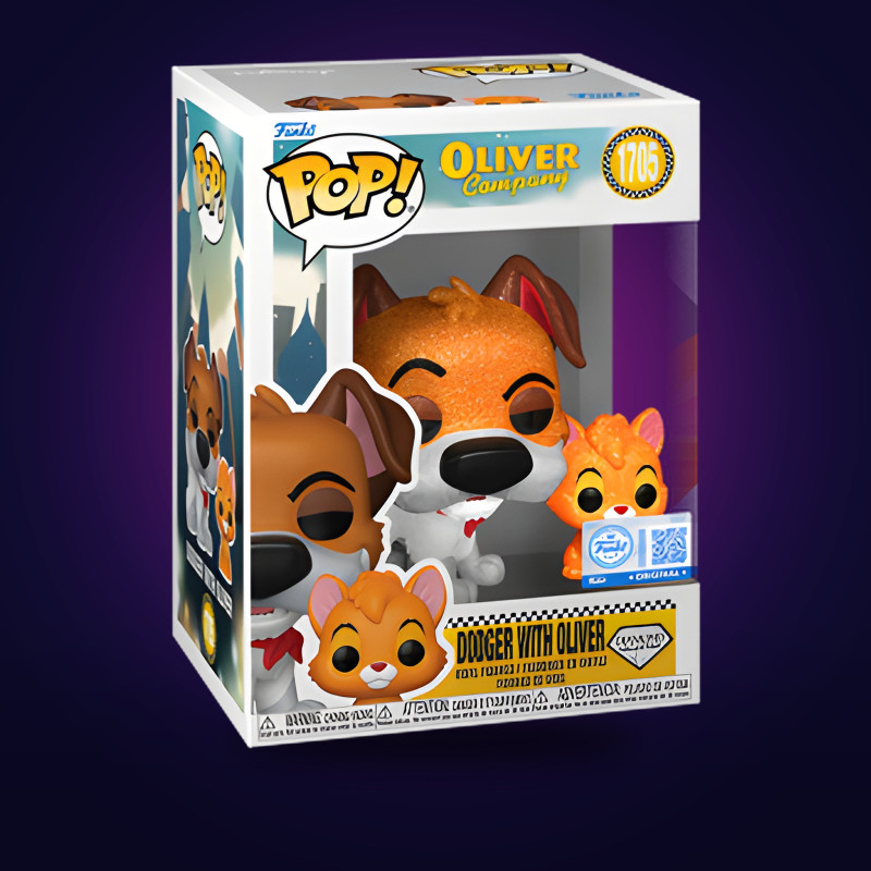 Funko Pop & Buddy Dodger with Oliver (Diamond) – Disney