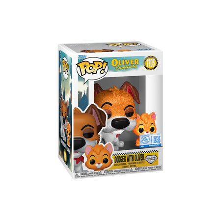 Funko Pop Pop! & Buddy Dodger with Oliver (Diamond) - Officielle Disney