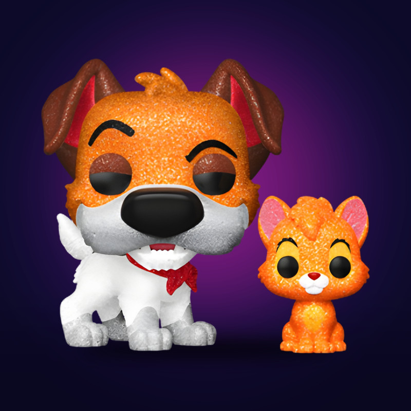 Funko Pop & Buddy Dodger with Oliver (Diamond) - Figurine Disney Collector Vinyle Officielle